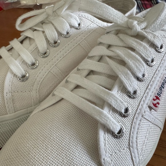 Superga Classic White Sneakers - Picture 8 of 9